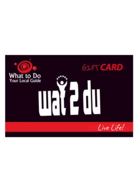 WAT2DU Gift Card Live Life